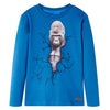 Vidaxl kindershirt met lange mouwen 104 petrol