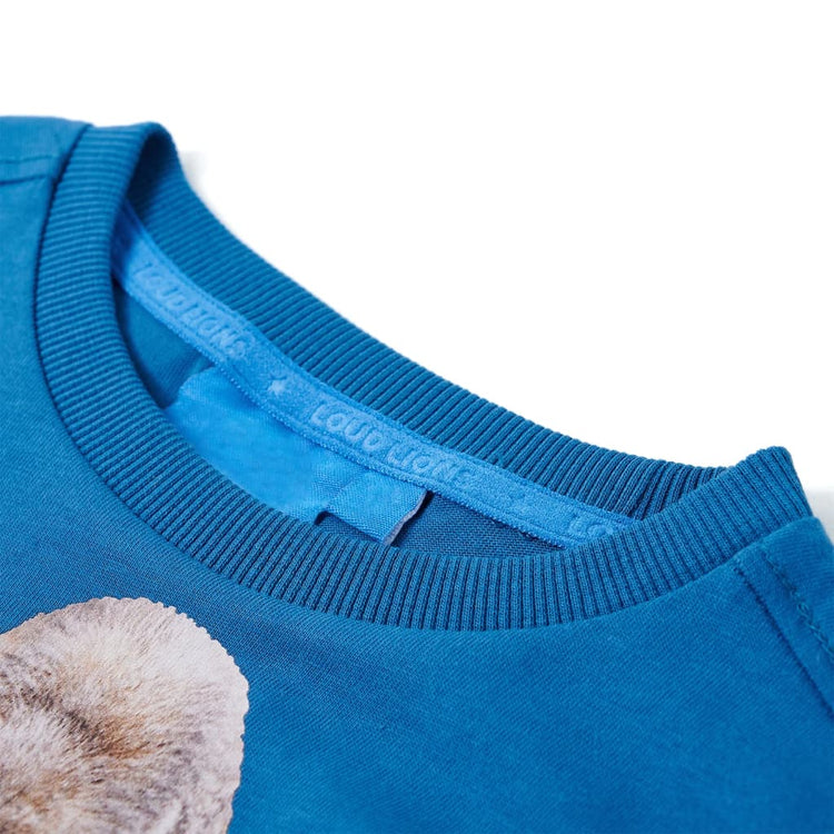Vidaxl kindershirt met lange mouwen 128 petrol