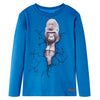VidaXL Kindershirt met lange mouwen 140 petrol