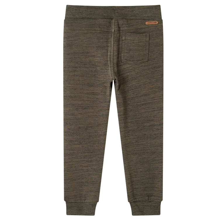 Vidaxl kinderjoggingbroek 92 gemêleerd donker kaki