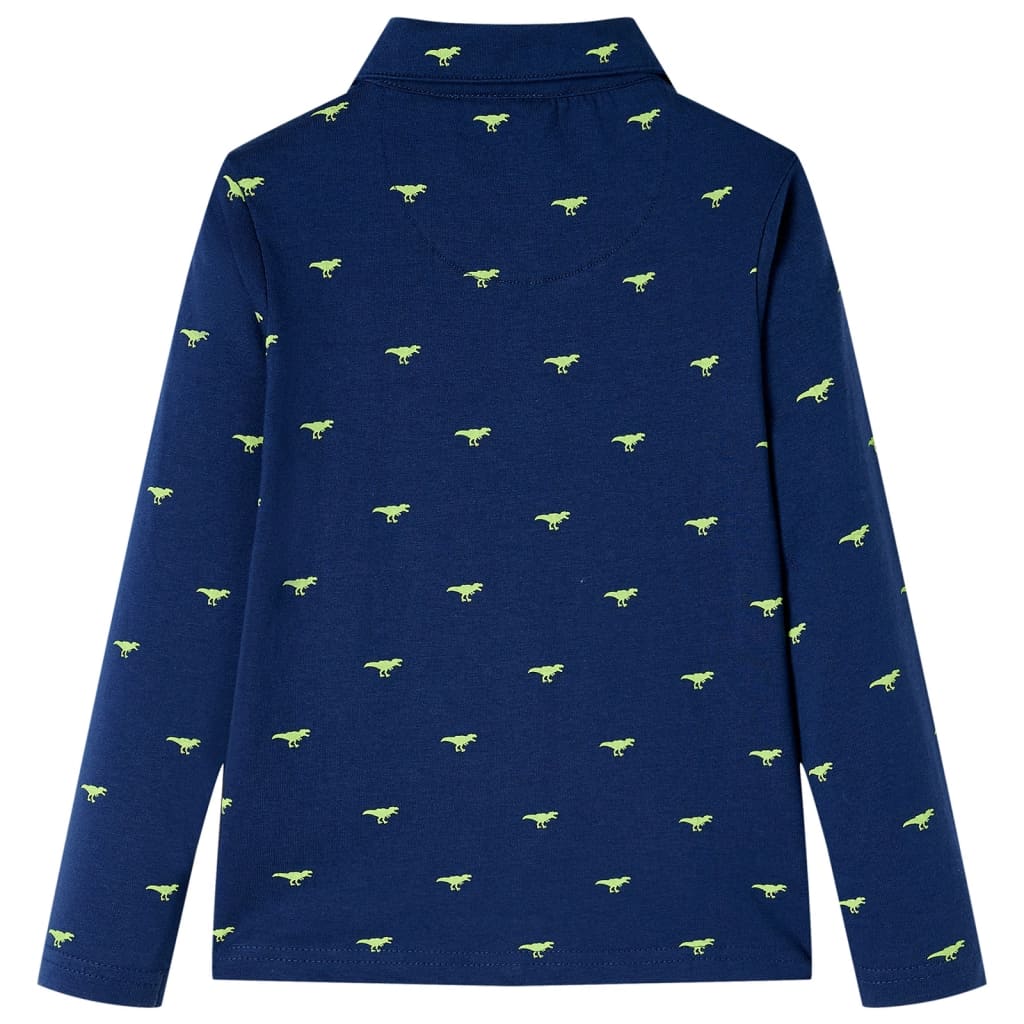 Vidaxl kindershirt 92 marineblauw