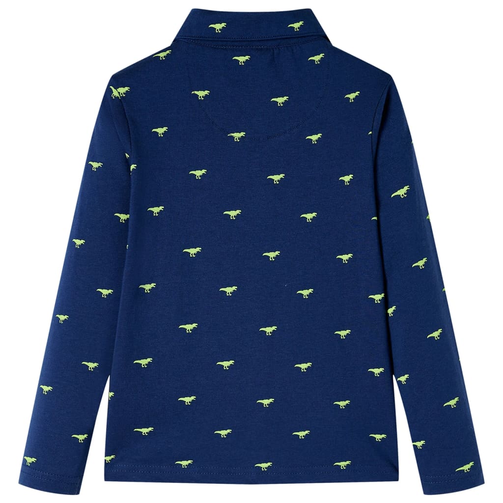 VidaXL Kindershirt 116 marineblauw