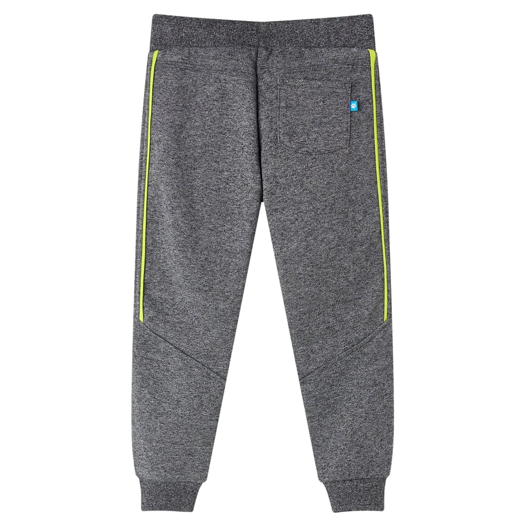 VidaXL Kinderjoggingbroek 104 gemêleerd grijs