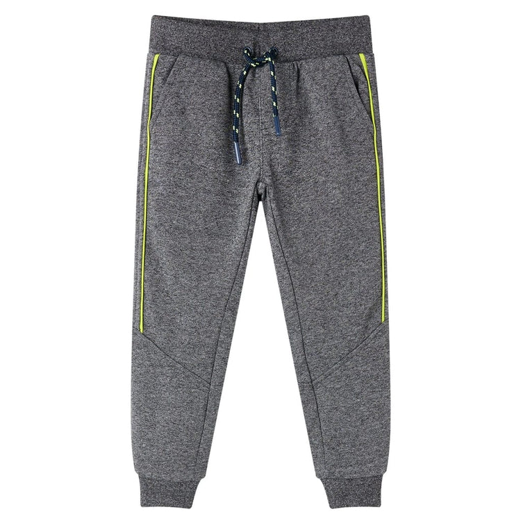 Vidaxl kinderjoggingbroek 116 gemêleerd grijs