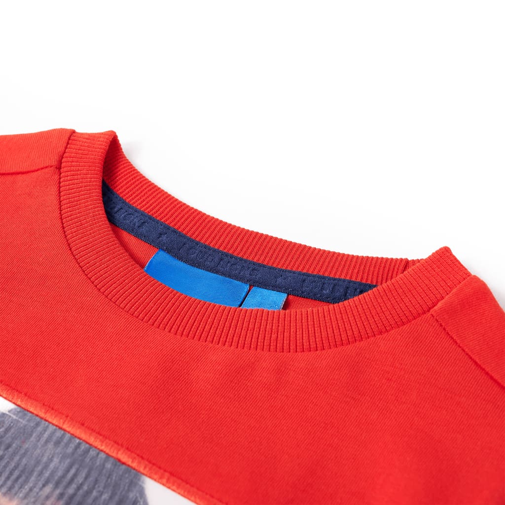 VidaXL Kindershirt met lange mouwen 104 rood