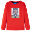 Vidaxl kindershirt met lange mouwen 140 rood