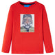 Vidaxl kindershirt met lange mouwen 140 rood