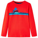 Vidaxl kindershirt met lange mouwen 116 rood