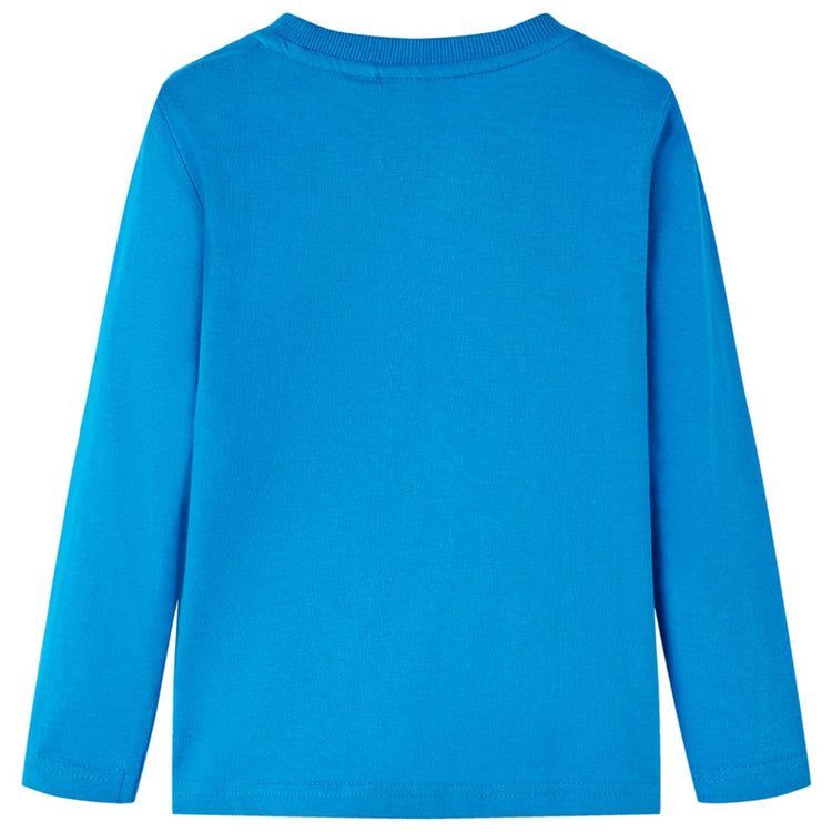 VidaXL Kindershirt met lange mouwen 92 kobaltblauw