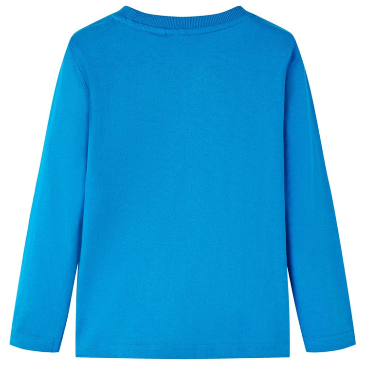 Vidaxl kindershirt met lange mouwen 116 kobaltblauw