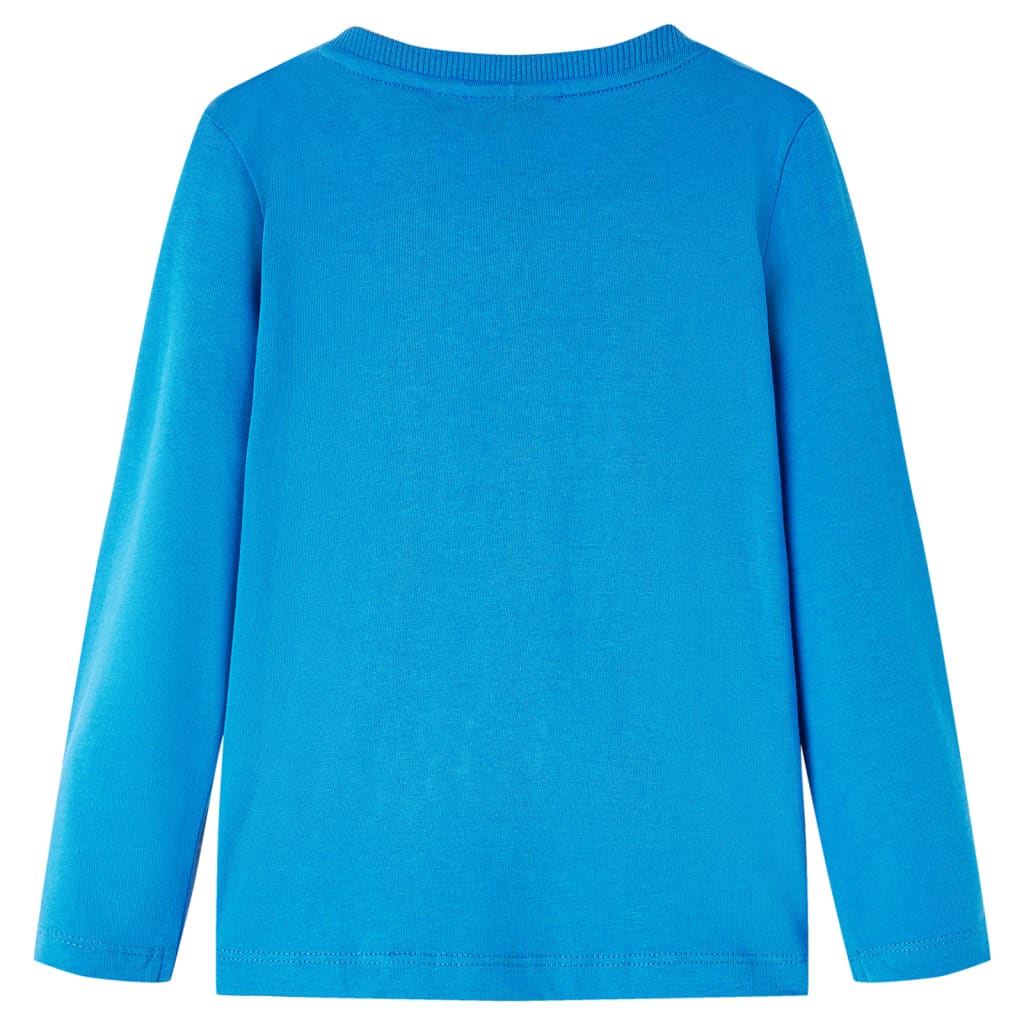 Vidaxl kindershirt met lange mouwen 116 kobaltblauw