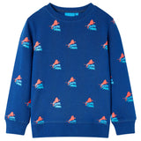 VidaXL Kindertrui 92 donkerblauw - afbeelding 1