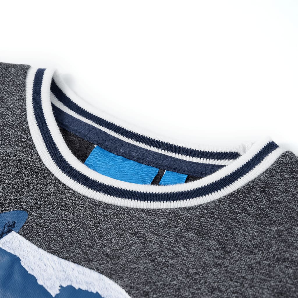 Vidaxl kindertrui 140 gemêleerd marineblauw