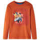 Vidaxl kindershirt met lange mouwen 104 lichtroestkleurig
