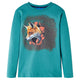 Vidaxl kindershirt met lange mouwen 104 donkerzeeblauw