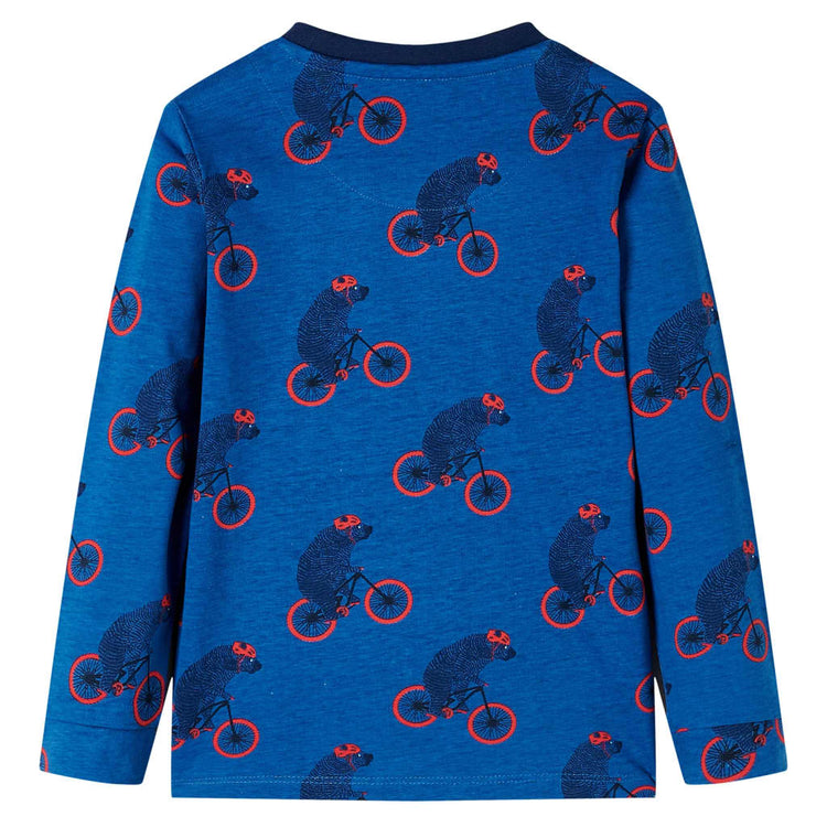 Vidaxl kinderpyjama met lange mouwen 116 petroleumkleurig