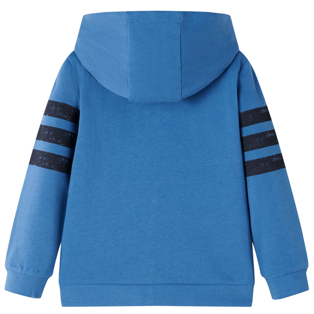 VidaXL Kindervest met capuchon 92 blauw