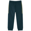 VidaXL Kinderjoggingbroek met trekkoord 116 mosgroen