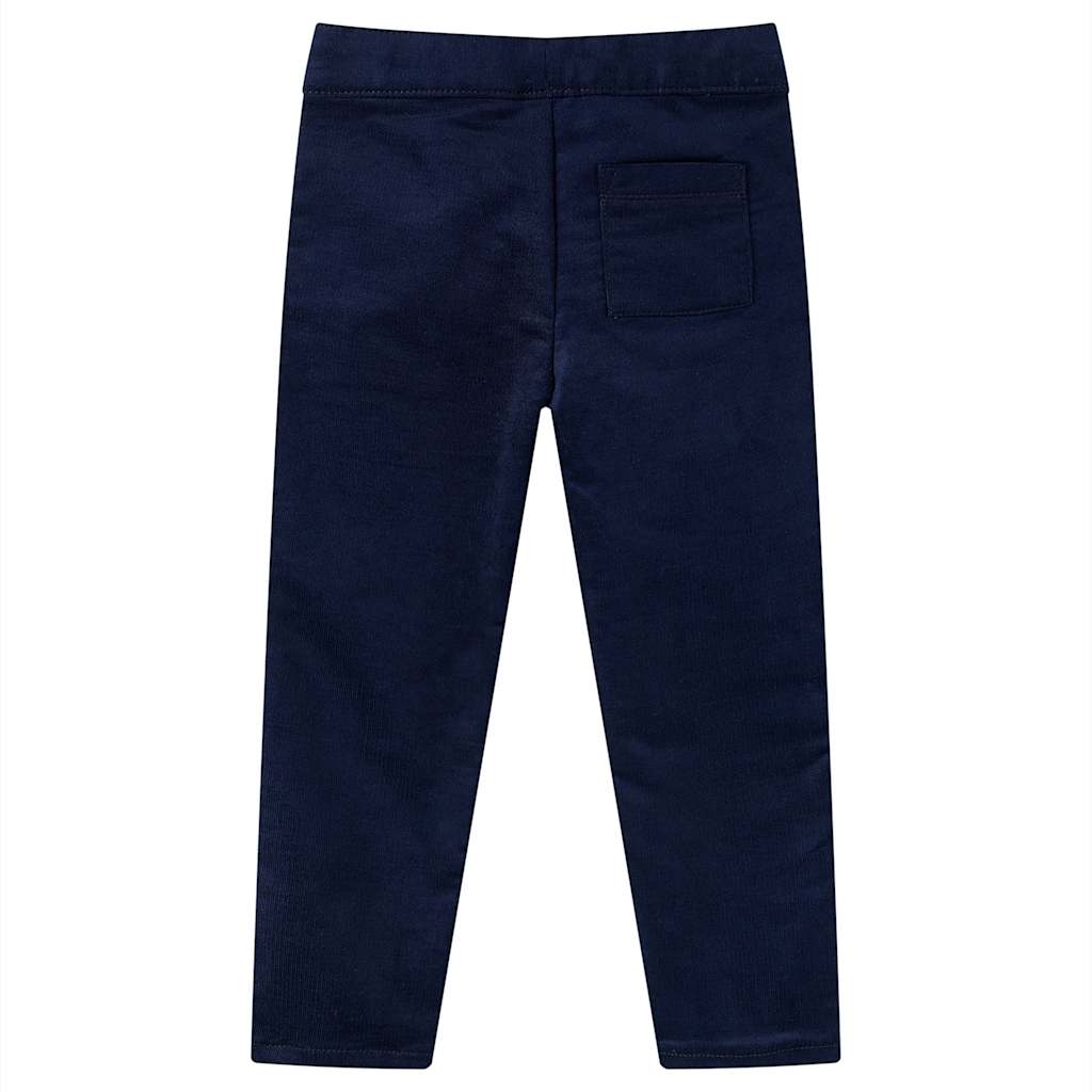 Vidaxl kinderbroek 92 donker marineblauw