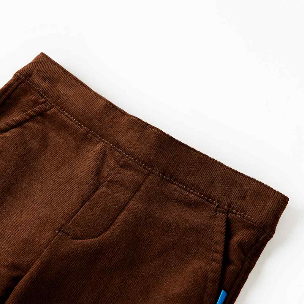 Vidaxl kinderbroek 92 cognackleurig