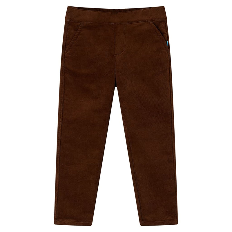 Vidaxl kinderbroek 104 cognackleurig