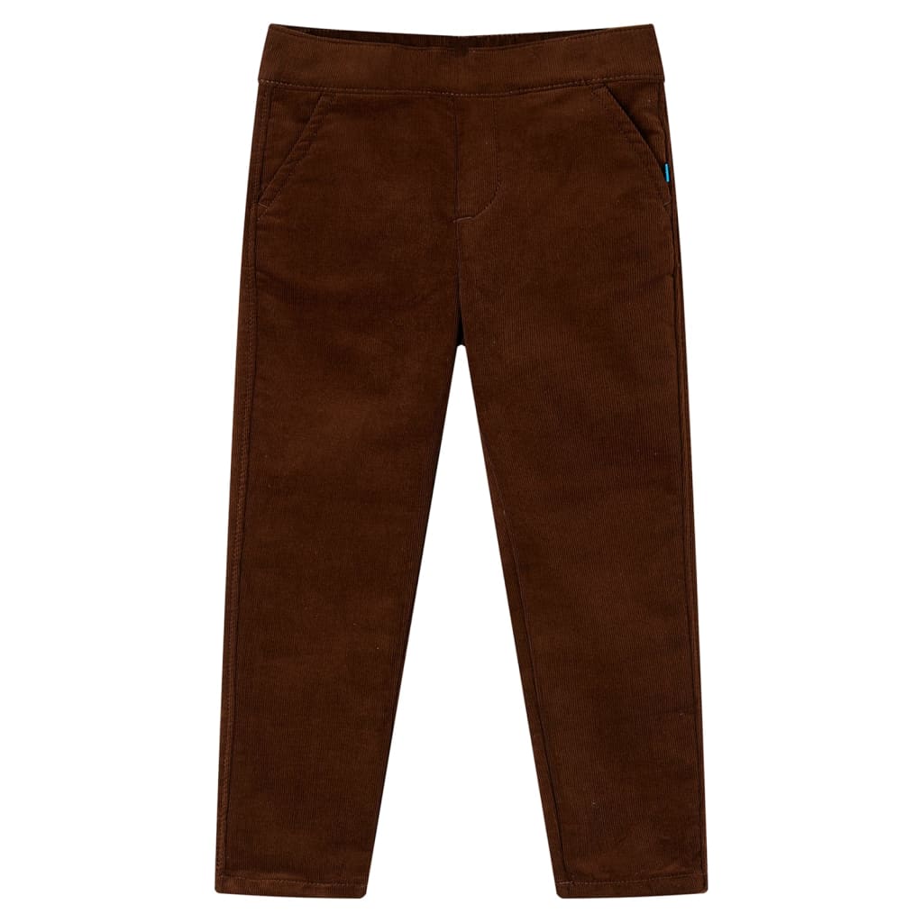 Vidaxl kinderbroek 128 cognackleurig