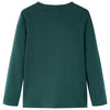 Vidaxl kindershirt met lange mouwen 116 donkergroen