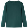 Vidaxl kindershirt met lange mouwen 128 donkergroen