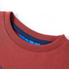 Vidaxl kindershirt met lange mouwen 104 roodbruin
