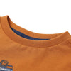 Vidaxl kindershirt met lange mouwen 128 donkerokerkleurig