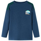 VidaXL Kindertrui 92 marineblauw - afbeelding 1