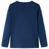 Vidaxl kindershirt met lange mouwen 116 marineblauw
