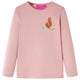 Vidaxl kindershirt met lange mouwen 116 lichtroze
