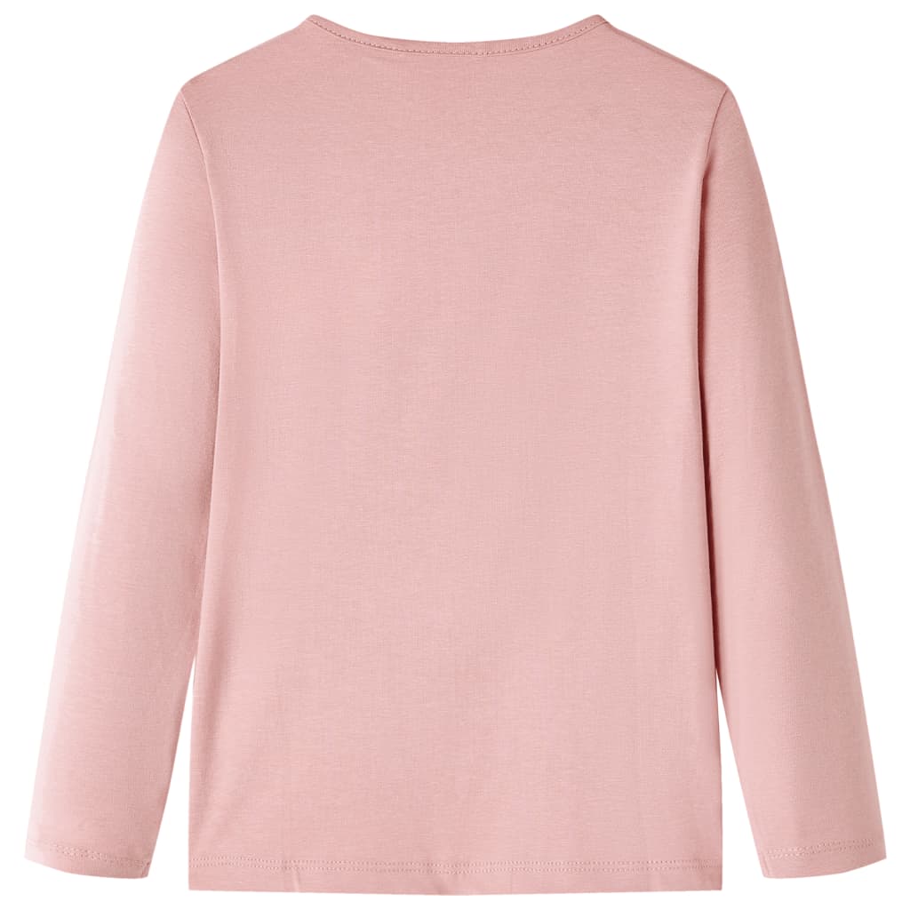 Vidaxl kindershirt met lange mouwen 128 lichtroze
