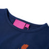 Vidaxl kindershirt met lange mouwen 128 marineblauw