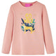 Vidaxl kindershirt met lange mouwen 128 lichtroze