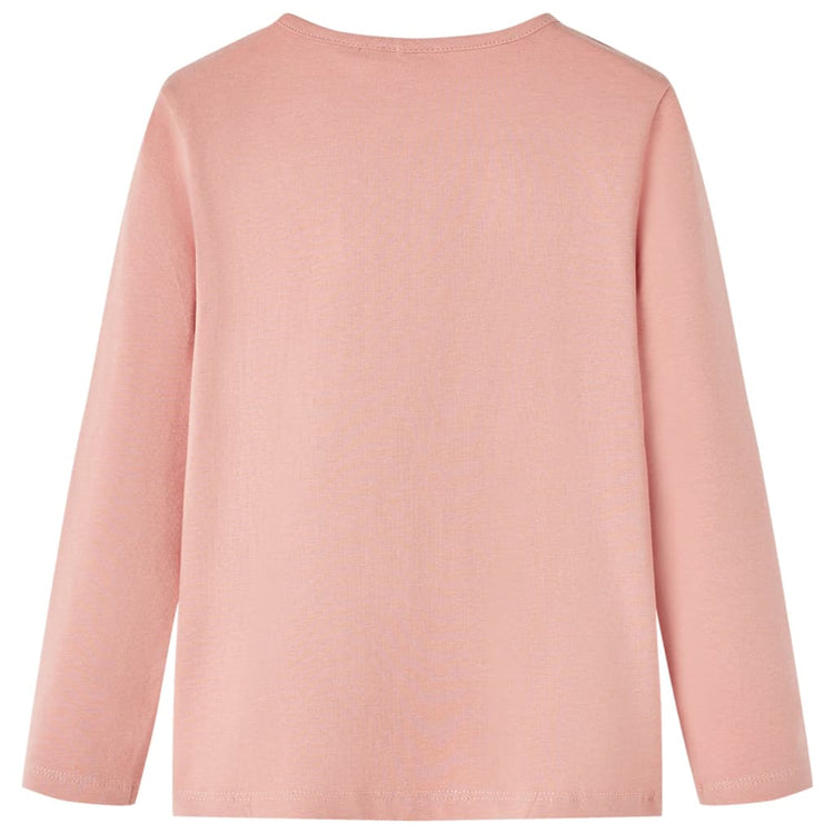 Vidaxl kindershirt met lange mouwen 128 lichtroze
