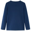 VidaXL Kindershirt met lange mouwen 116 marineblauw