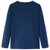 Vidaxl kindershirt met lange mouwen 128 marineblauw