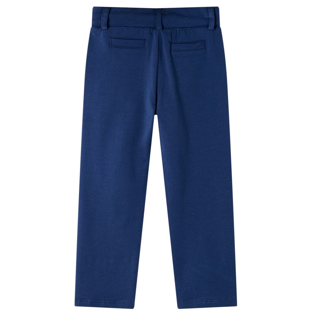 Vidaxl kinderbroek met trekkoord 128 marineblauw