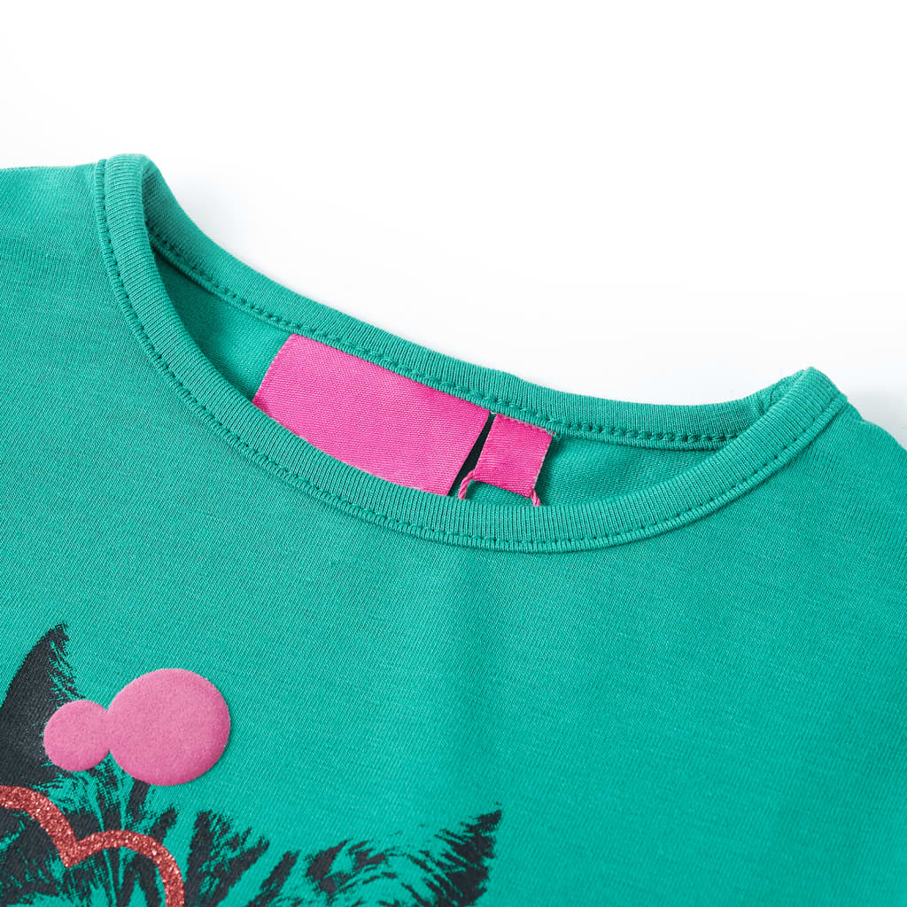 VidaXL Kindershirt met lange mouwen 104 felgroen