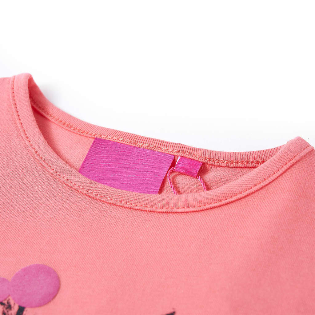 VidaXL Kindershirt met lange mouwen 92 roze