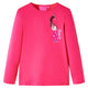 VidaXL Kindershirt met lange mouwen 140 felroze