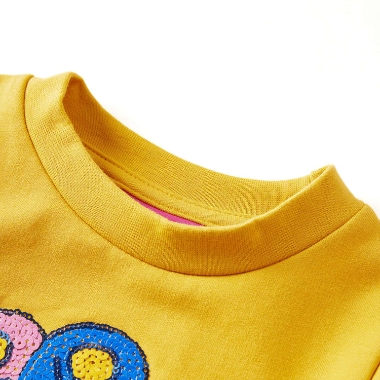 Vidaxl kindertrui 104 donkerokerkleurig