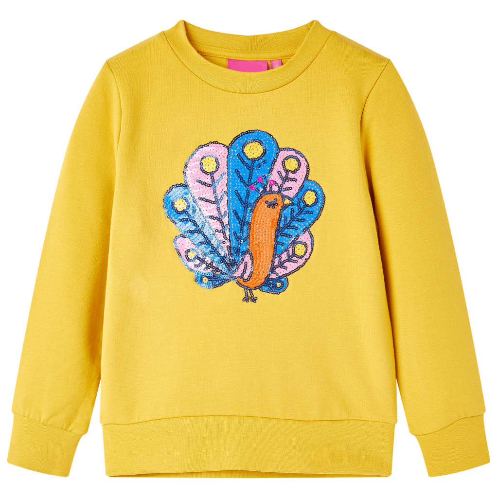 Vidaxl kindertrui 128 donkerokerkleurig