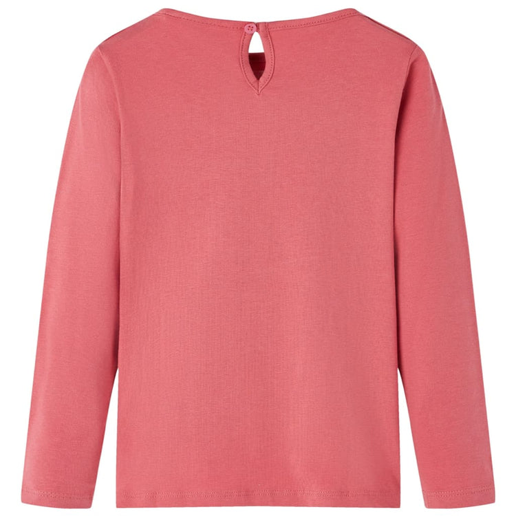 Vidaxl kindershirt met lange mouwen 116 oudroze