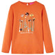 Vidaxl kindershirt met lange mouwen 116 oranjebruin