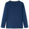 VidaXL Kindershirt met lange mouwen 92 marineblauw