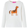 Vidaxl kindershirt met lange mouwen 104 ecrukleurig