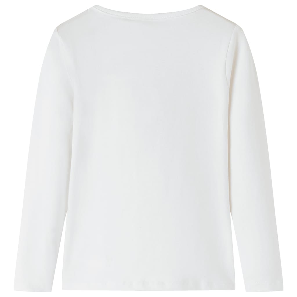 Vidaxl kindershirt met lange mouwen 104 ecrukleurig